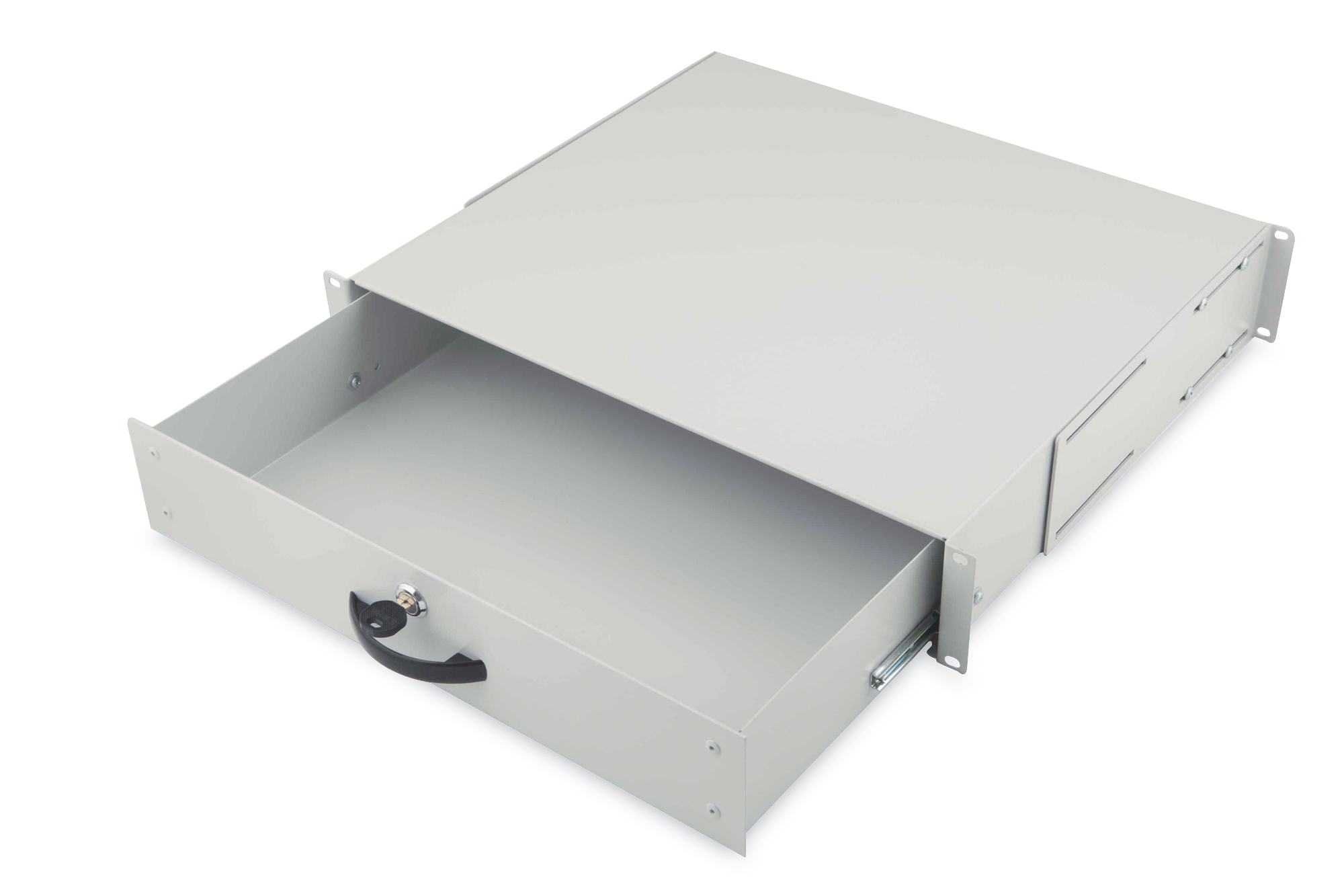 Afsluitbare lade voor 482,6 mm (19") netwerk- en serverbehuizingen, 2U