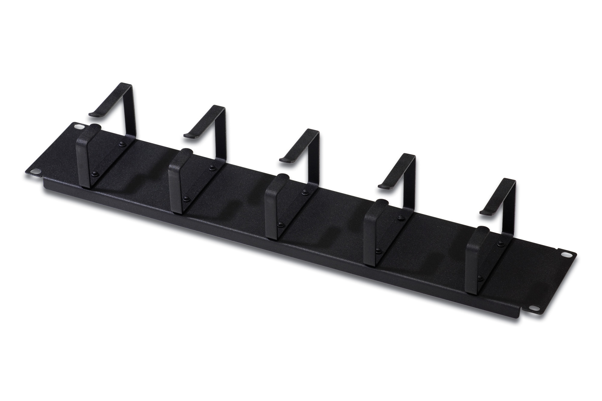 Kabelrangeerpaneel met kabelgeleidebeugels voor 483 mm (19") kasten, 2HE