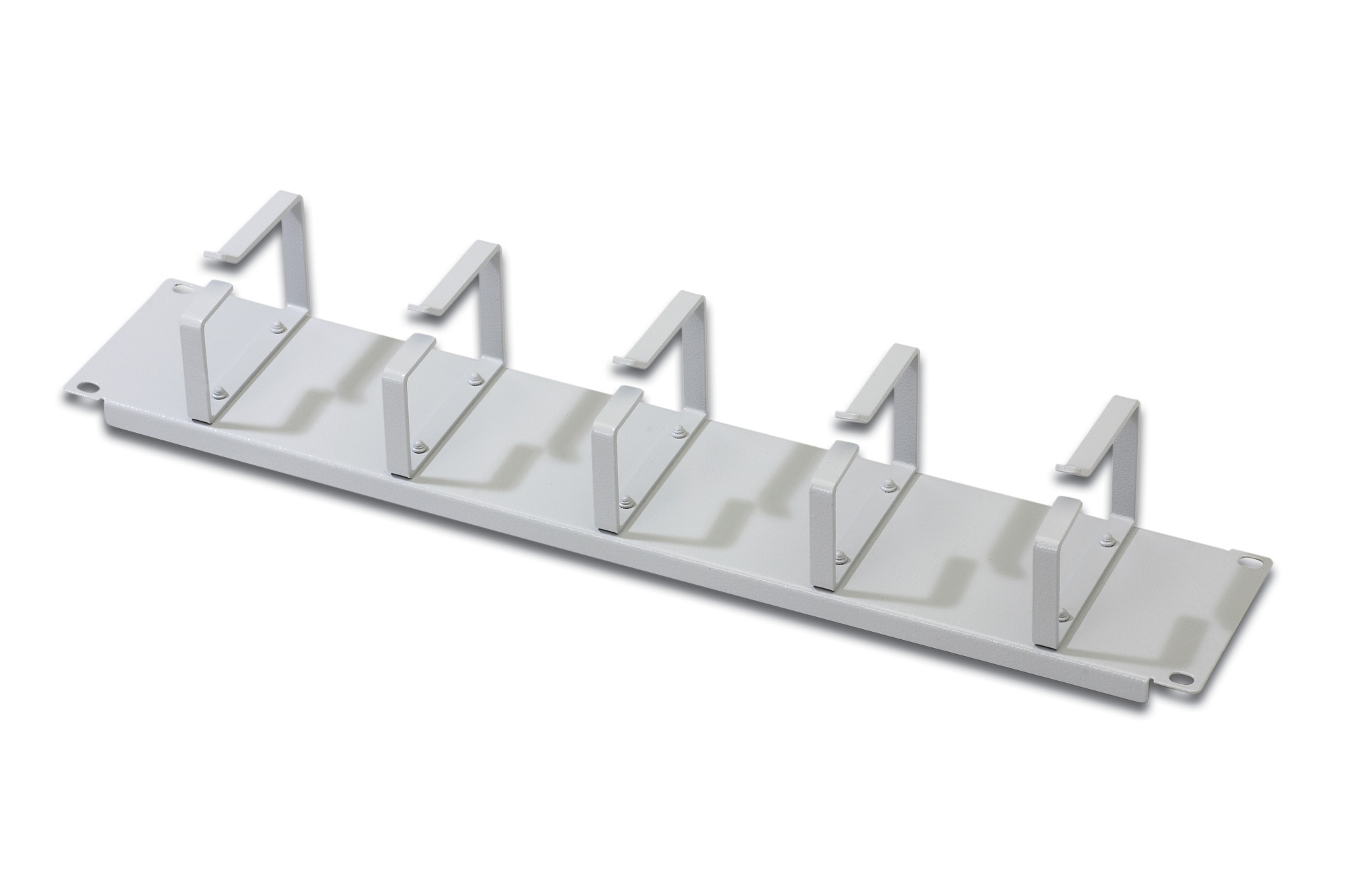 Kabelrangeerpaneel met kabelgeleidebeugels voor 483 mm (19") kasten, 2HE