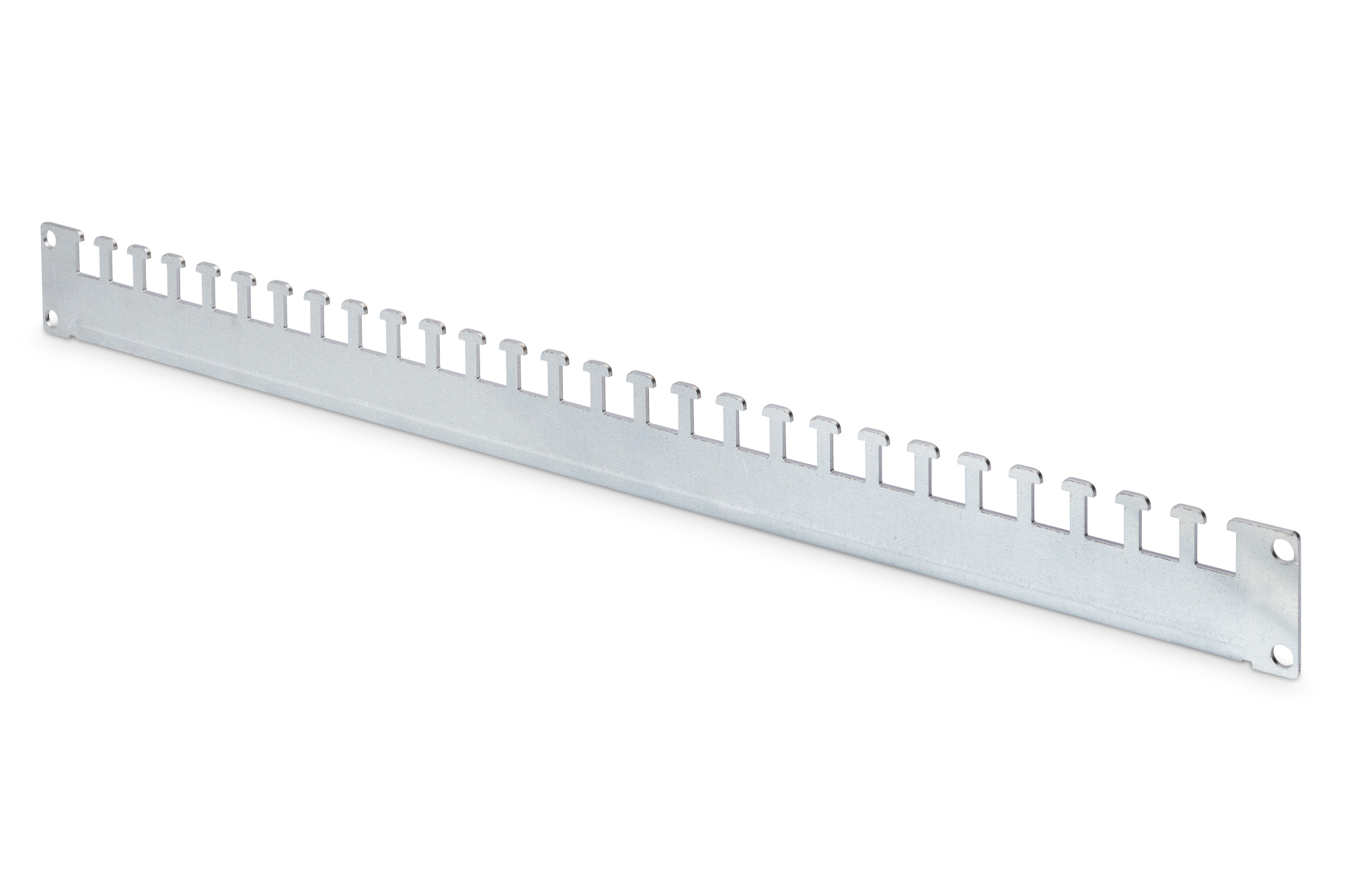 Kabelopvangrail voor 19" netwerk- en serverbehuizingen van 482,6 mm