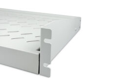 Uittrekbaar legbord voor vaste inbouw aan de voorste 483 mm (19“) profielrails - Afbeelding 3