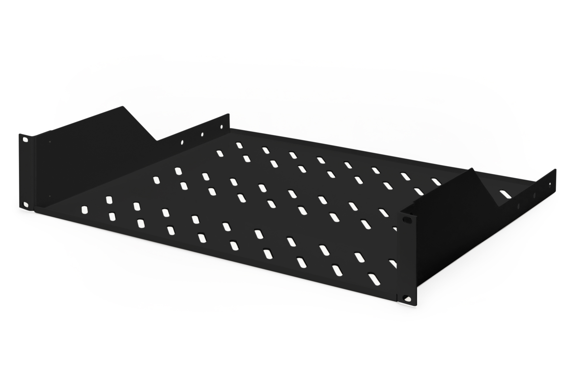 Legbord voor vaste inbouw in 483 mm (19") kasten