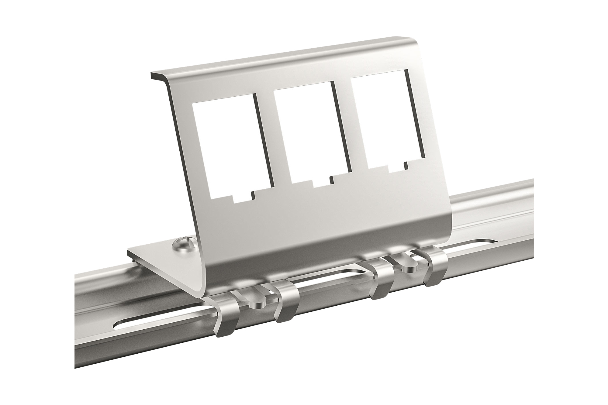 DIGITUS DIN-railadapter met 3x DN-93615-S Keystone-modules - Afbeelding 5