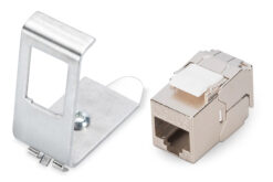DIGITUS DIN-railadapter met 1x DN-93615-S Keystone-module