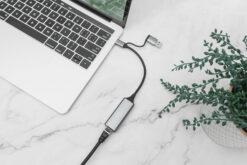 USB type-C™ gigabit ethernet adapter 2.5G, USB-C™ + USB A (USB 3.1/3.0) - Afbeelding 4