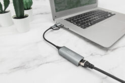 USB type-C™ gigabit ethernet adapter 2.5G, USB-C™ + USB A (USB 3.1/3.0) - Afbeelding 5