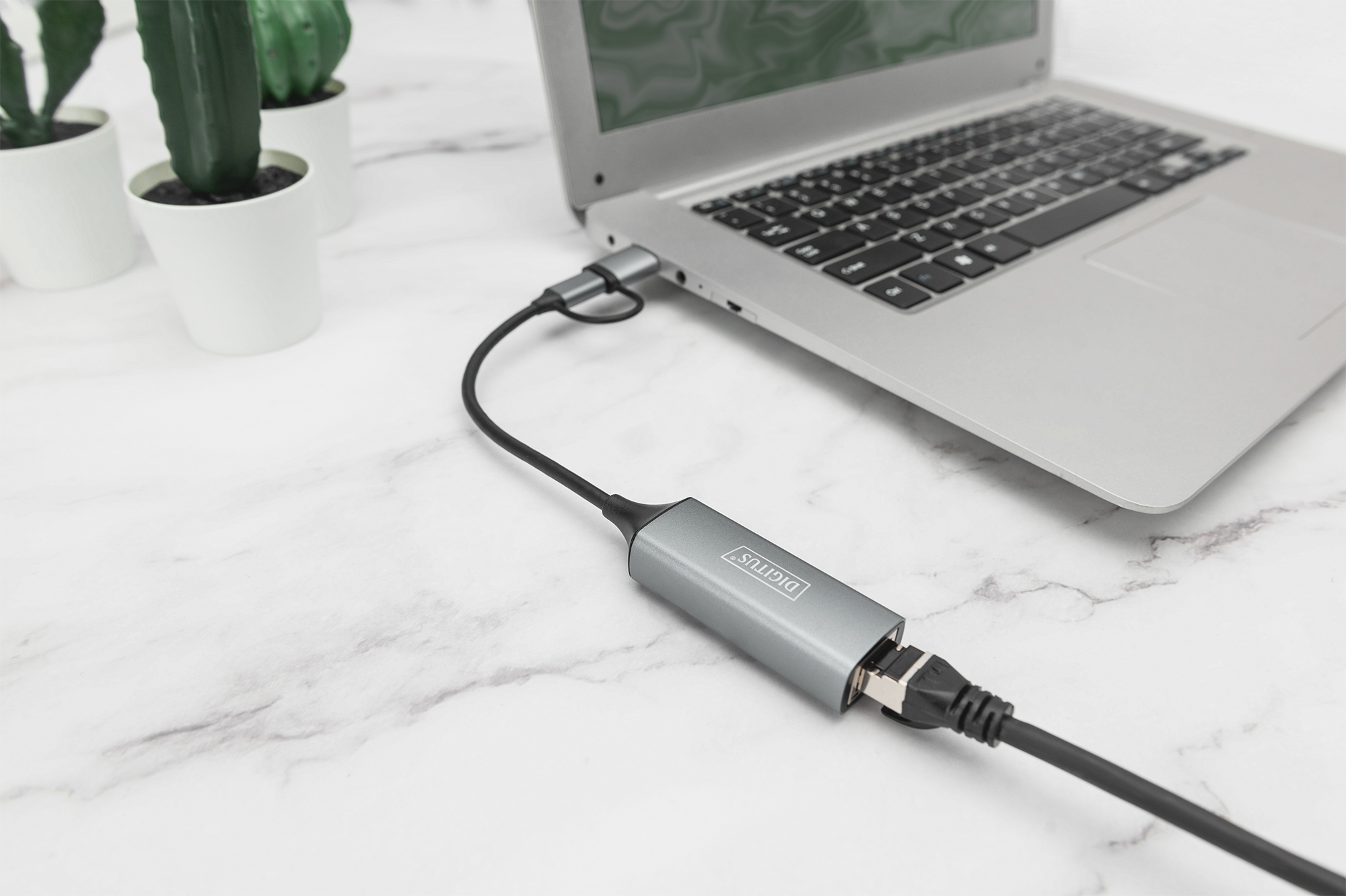 USB type-C™ gigabit ethernet adapter 2.5G, USB-C™ + USB A (USB 3.1/3.0) - Afbeelding 5