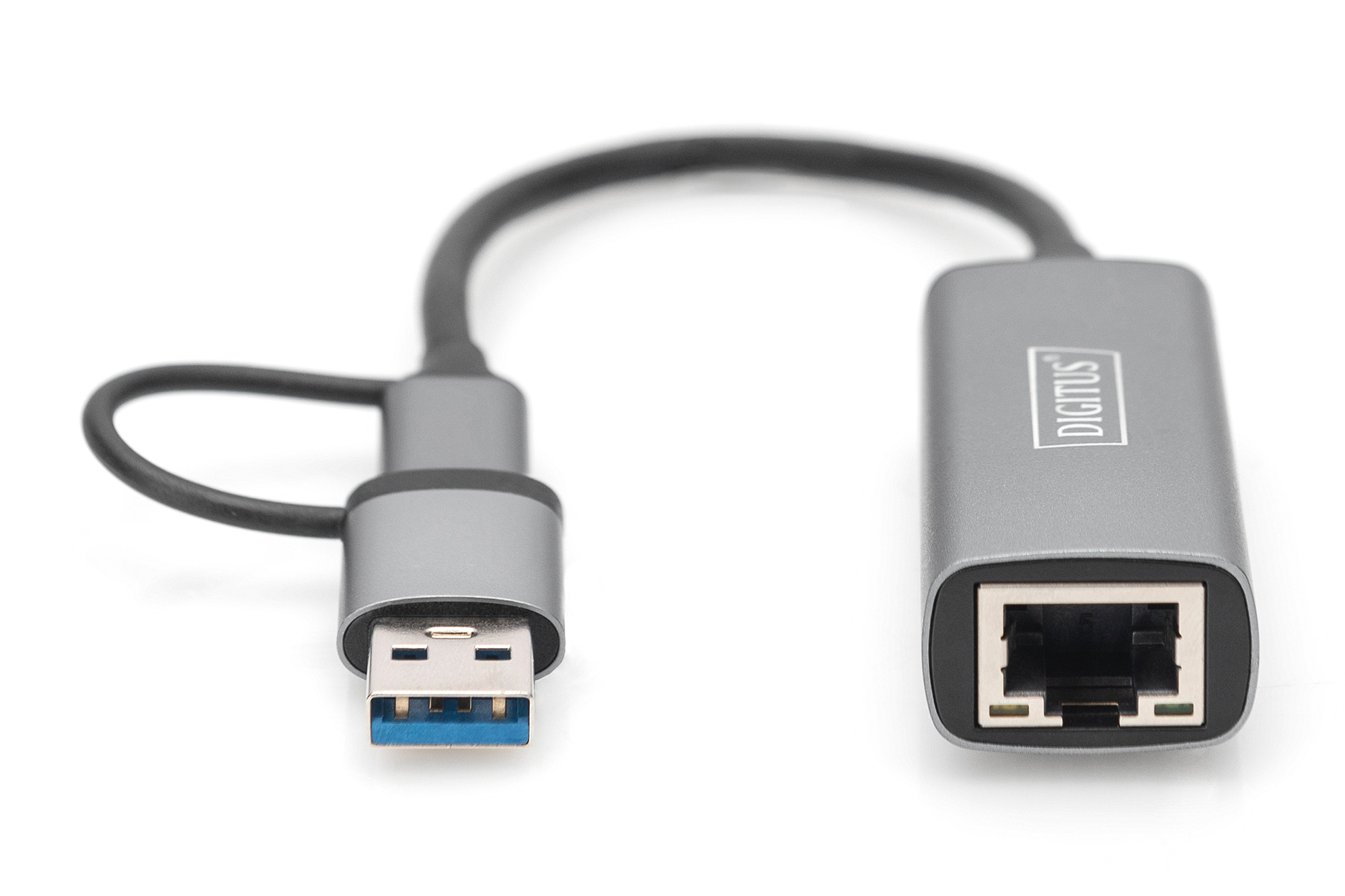 USB type-C™ gigabit ethernet adapter 2.5G, USB-C™ + USB A (USB 3.1/3.0) - Afbeelding 2