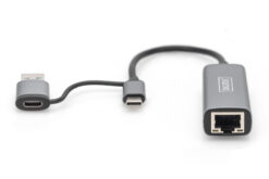 USB type-C™ gigabit ethernet adapter 2.5G, USB-C™ + USB A (USB 3.1/3.0) - Afbeelding 3