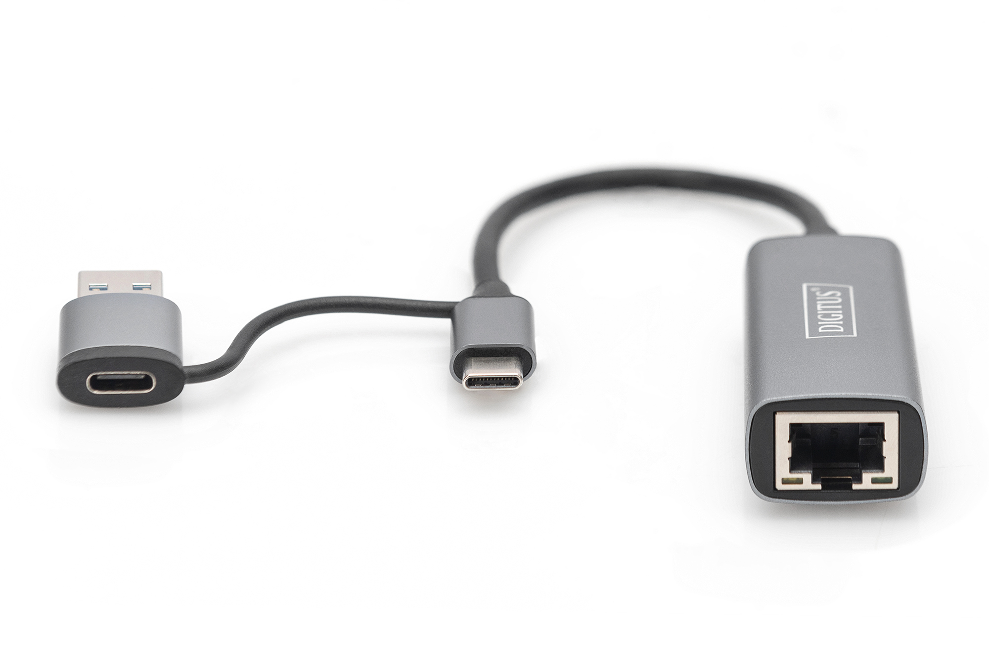 USB type-C™ gigabit ethernet adapter 2.5G, USB-C™ + USB A (USB 3.1/3.0) - Afbeelding 3