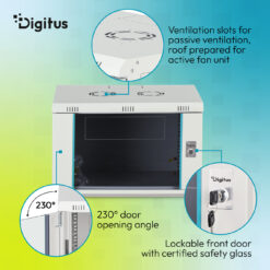 Dynamic-N serie wandbehuizing - 600x450 mm (BxD), ongemonteerd - Afbeelding 7