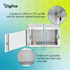 Dynamic-N serie wandbehuizing - 600x450 mm (BxD), ongemonteerd - Afbeelding 8