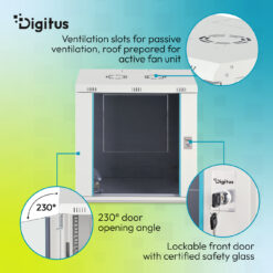 Dynamic-N serie wandbehuizing - 600x450 mm (BxD), ongemonteerd - Afbeelding 7