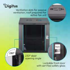 Dynamic-N serie wandbehuizing - 600x600 mm (BxD), niet gemonteerd - Afbeelding 7