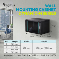 Dynamic-N serie wandbehuizing - 600x450 mm (BxD), ongemonteerd - Afbeelding 6