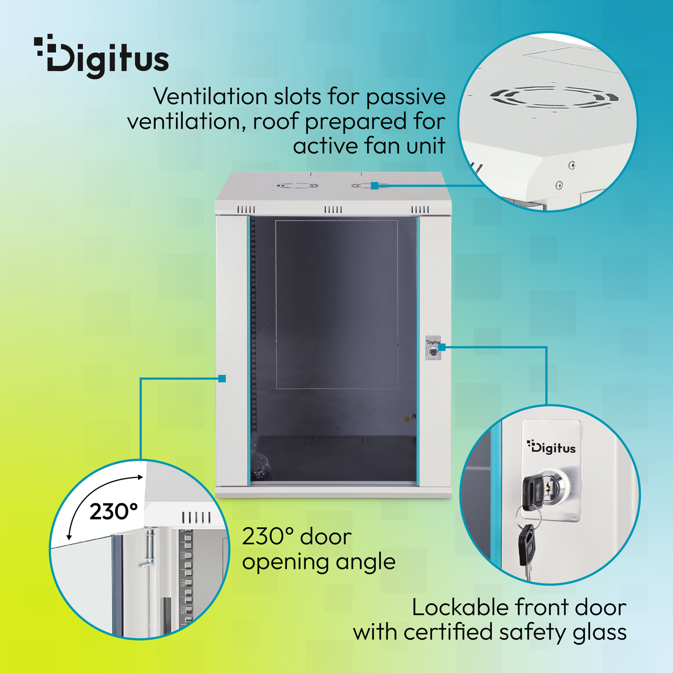 Dynamic-N serie wandbehuizing - 600x600 mm (BxD), niet gemonteerd - Afbeelding 7