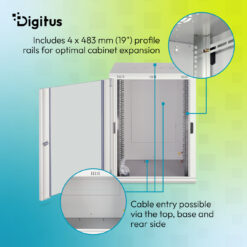 Dynamic-N serie wandbehuizing - 600x600 mm (BxD), niet gemonteerd - Afbeelding 8