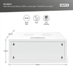 SOHO Wandbehuizing, ongemonteerd- 540x400 mm (BxT) - Afbeelding 7