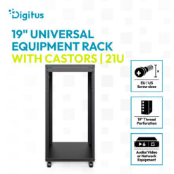 Universeel 19-inch Equipment rek met wielen, 21HE - Afbeelding 8