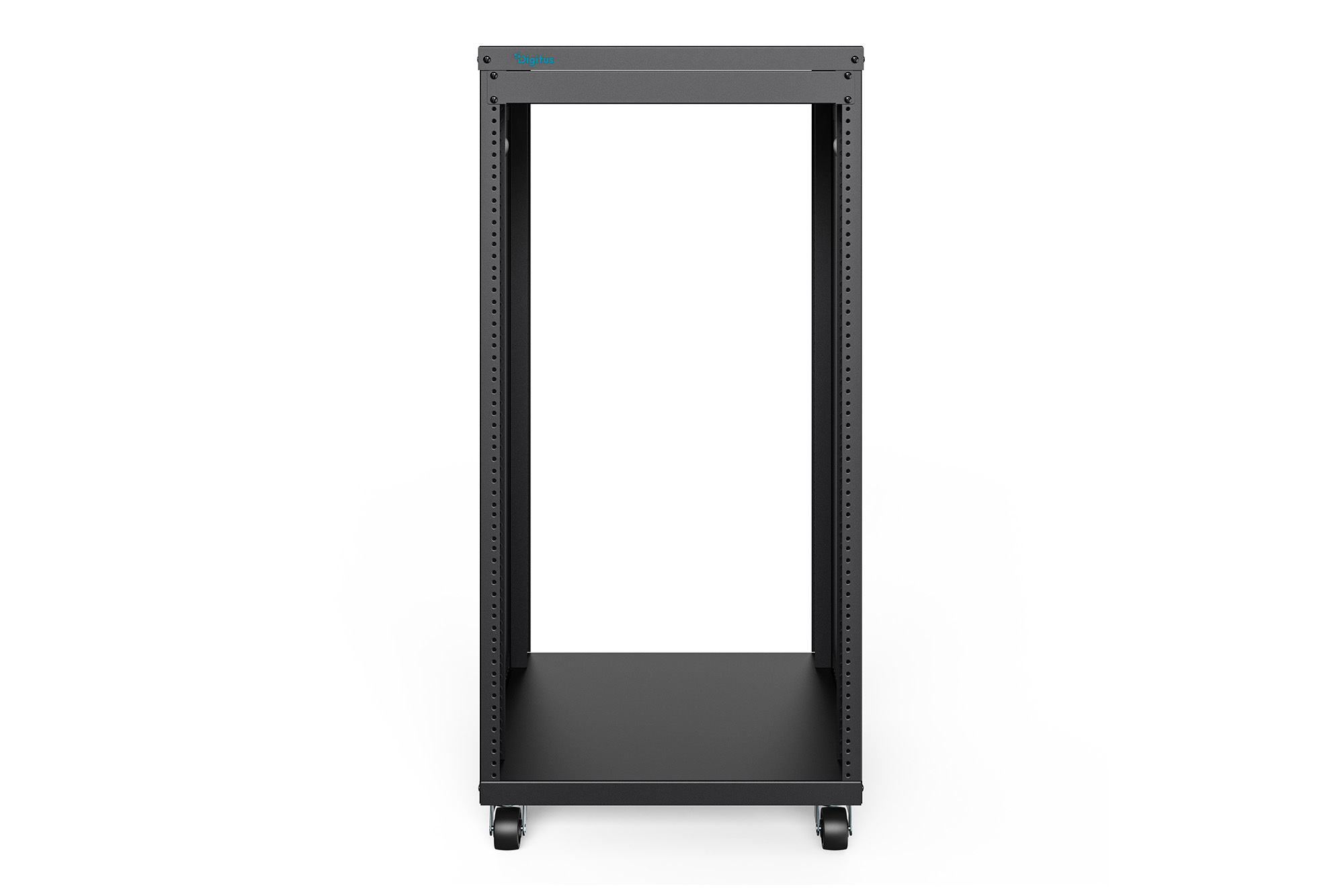 Universeel 19-inch Equipment rek met wielen, 21HE