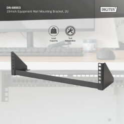 19-inch Equipment wandmontagehouder, 2HE - Afbeelding 9