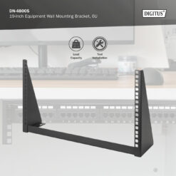 19-inch Equipment wandmontagehouder, 6HE - Afbeelding 8