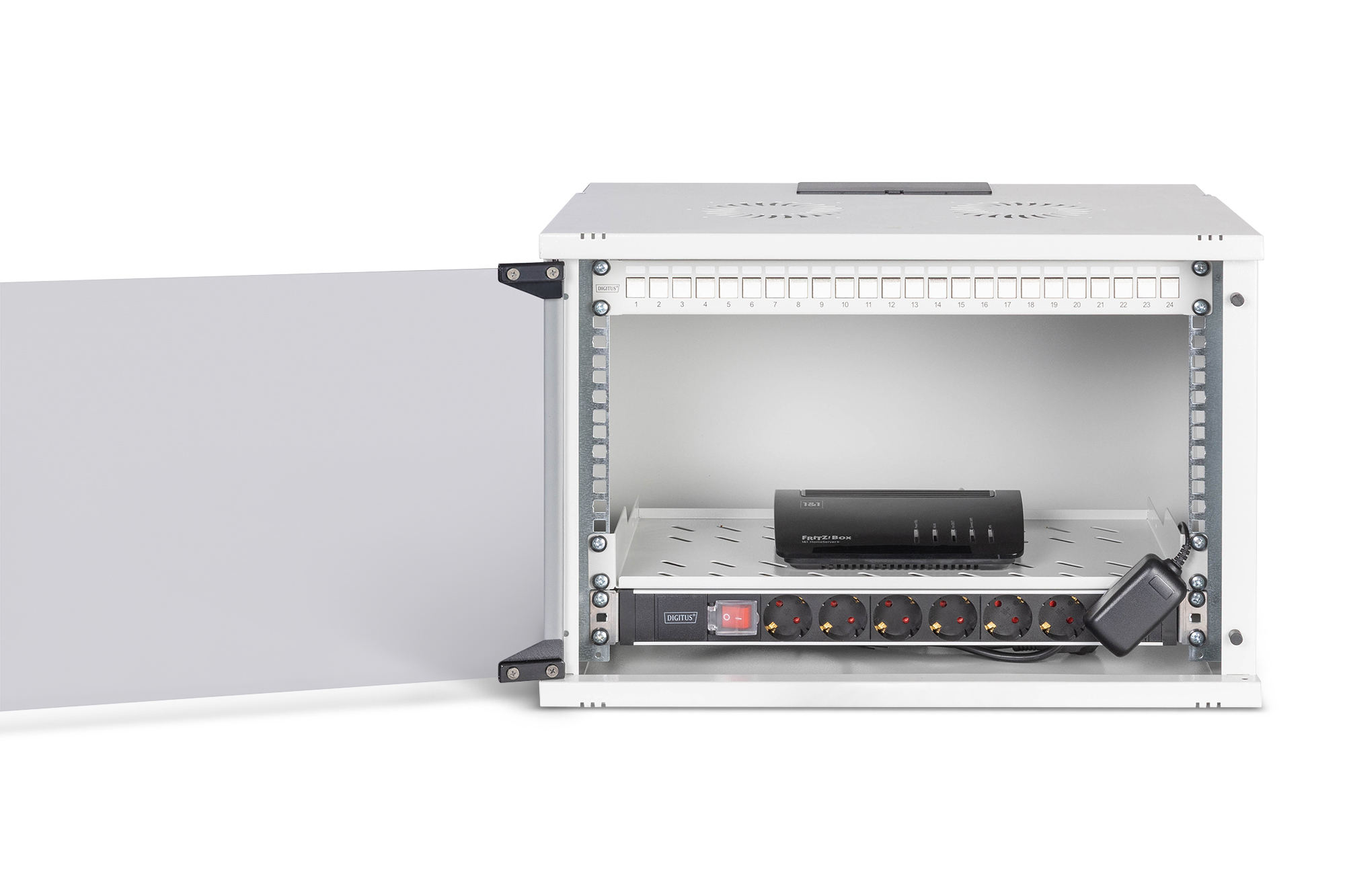SOHO Pro netwerkset, 483 mm (19") - 7U, 540 x 400 mm (B x D) - Afbeelding 4