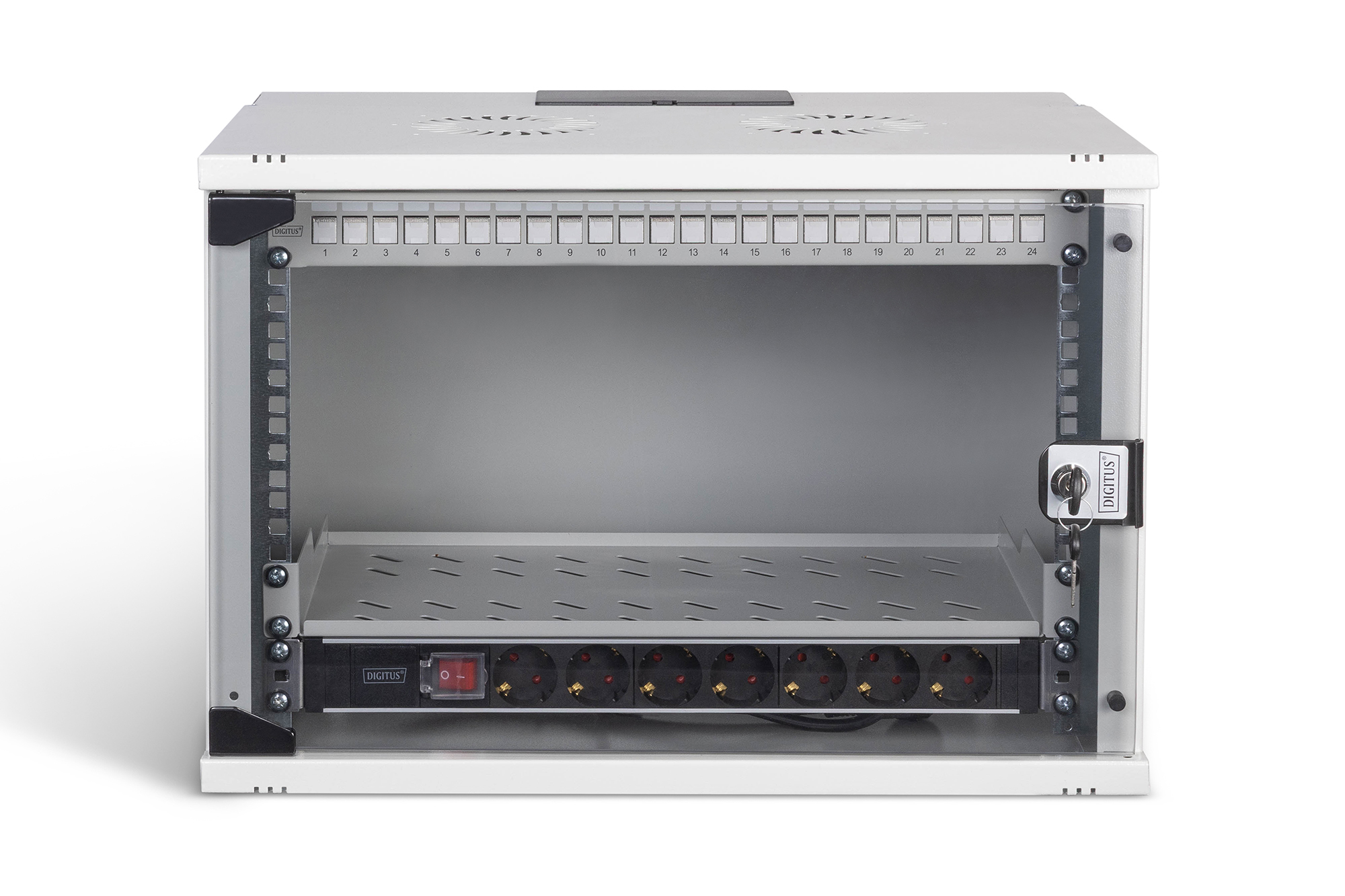 SOHO Pro netwerkset, 483 mm (19") - 7U, 540 x 400 mm (B x D) - Afbeelding 3
