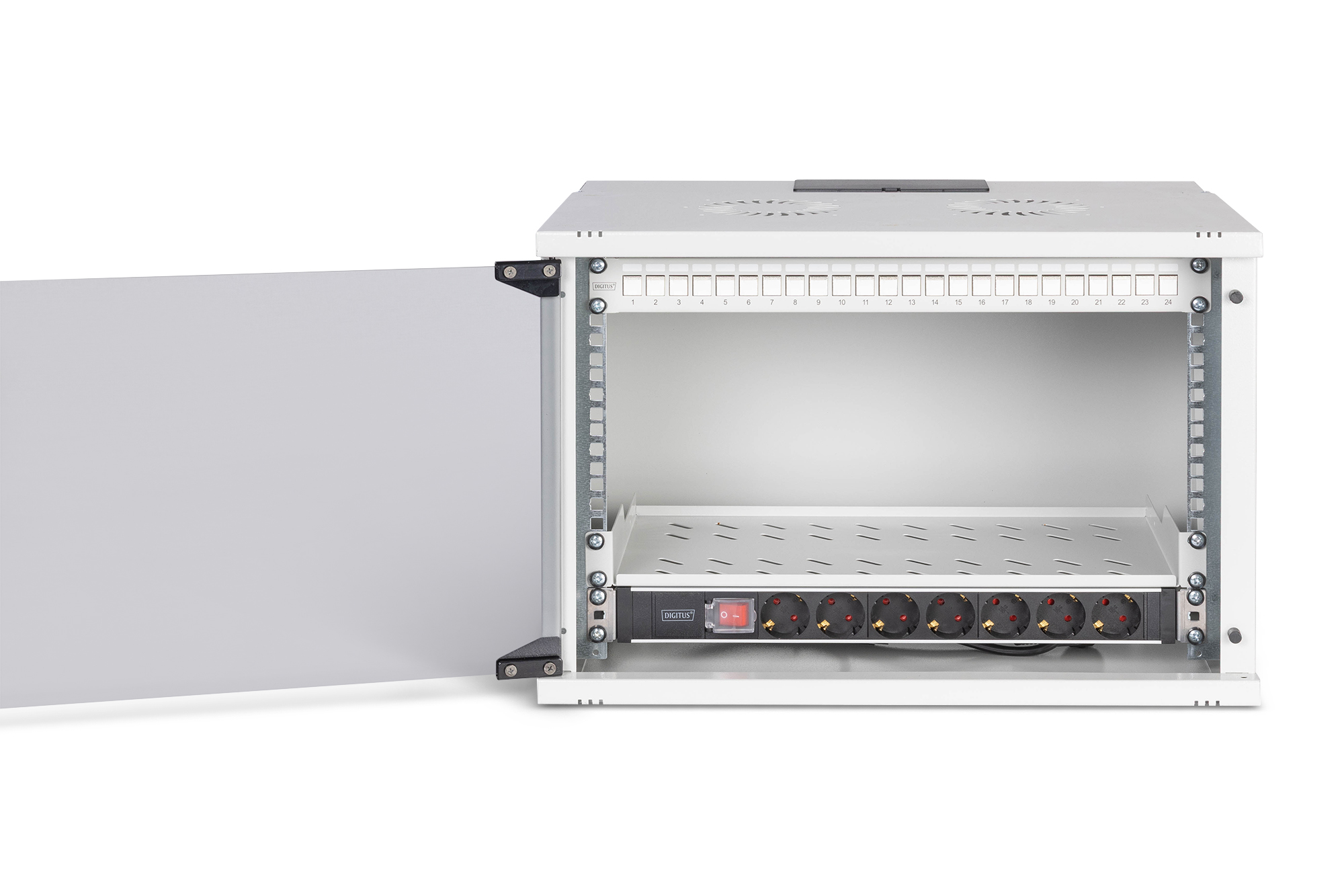 SOHO Pro netwerkset, 483 mm (19") - 7U, 540 x 400 mm (B x D) - Afbeelding 2
