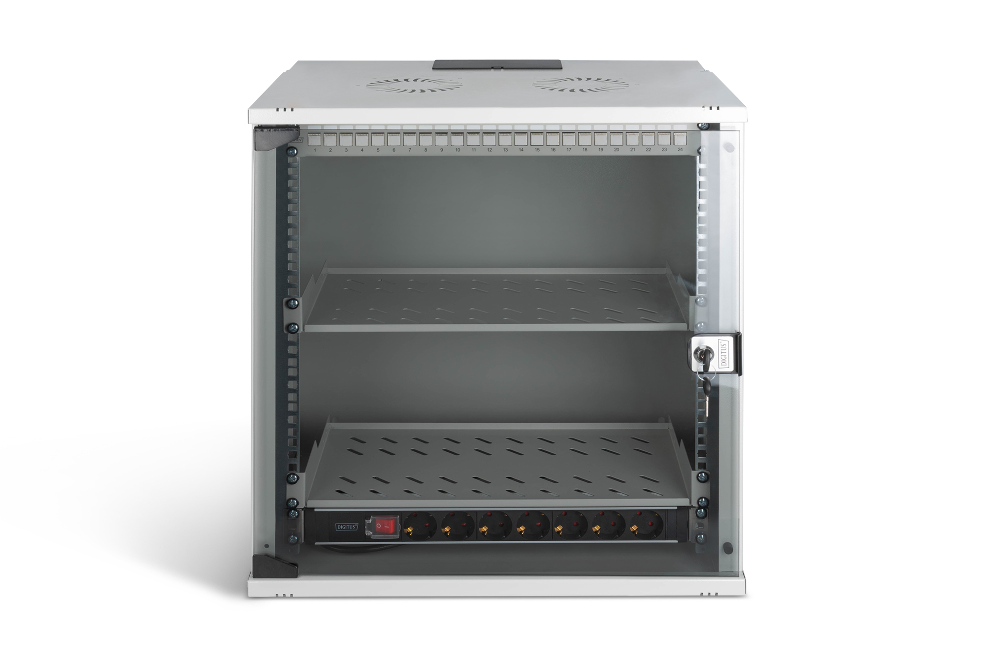 SOHO Pro netwerkset, 483 mm (19") - 12U, 540 x 400 mm (B x D) - Afbeelding 2