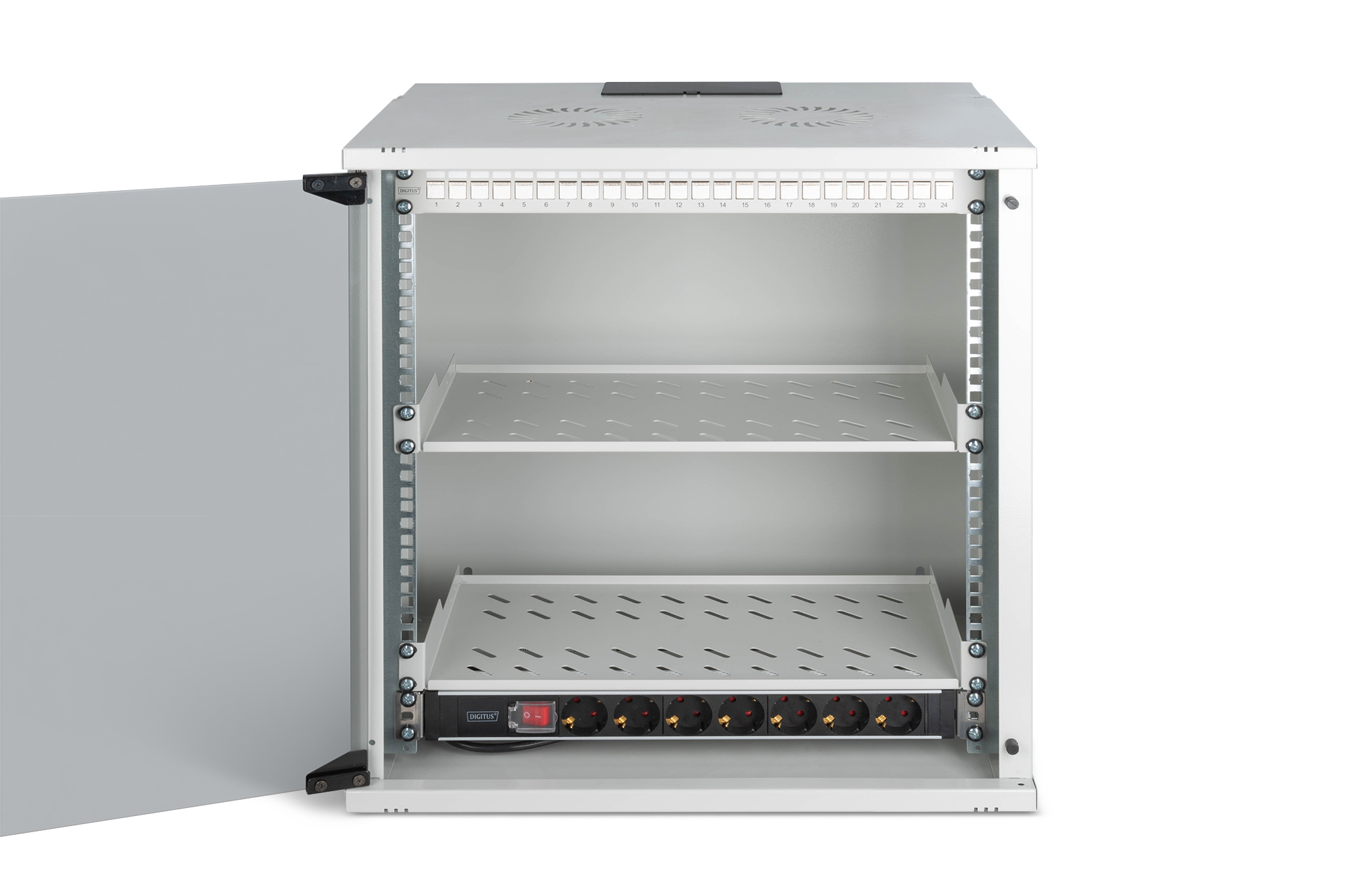 SOHO Pro netwerkset, 483 mm (19") - 12U, 540 x 400 mm (B x D) - Afbeelding 3