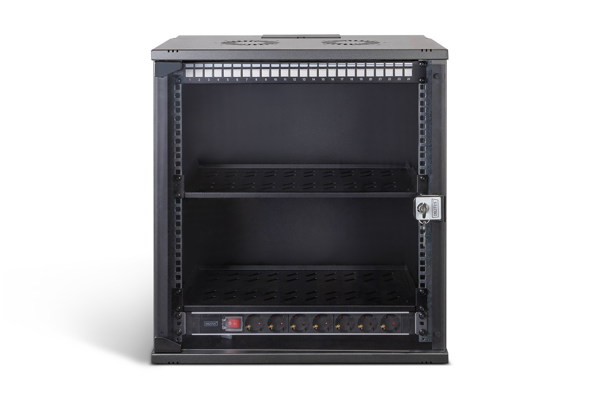 SOHO Pro netwerkset, 483 mm (19") - 12U, 540 x 400 mm (B x D) - Afbeelding 3