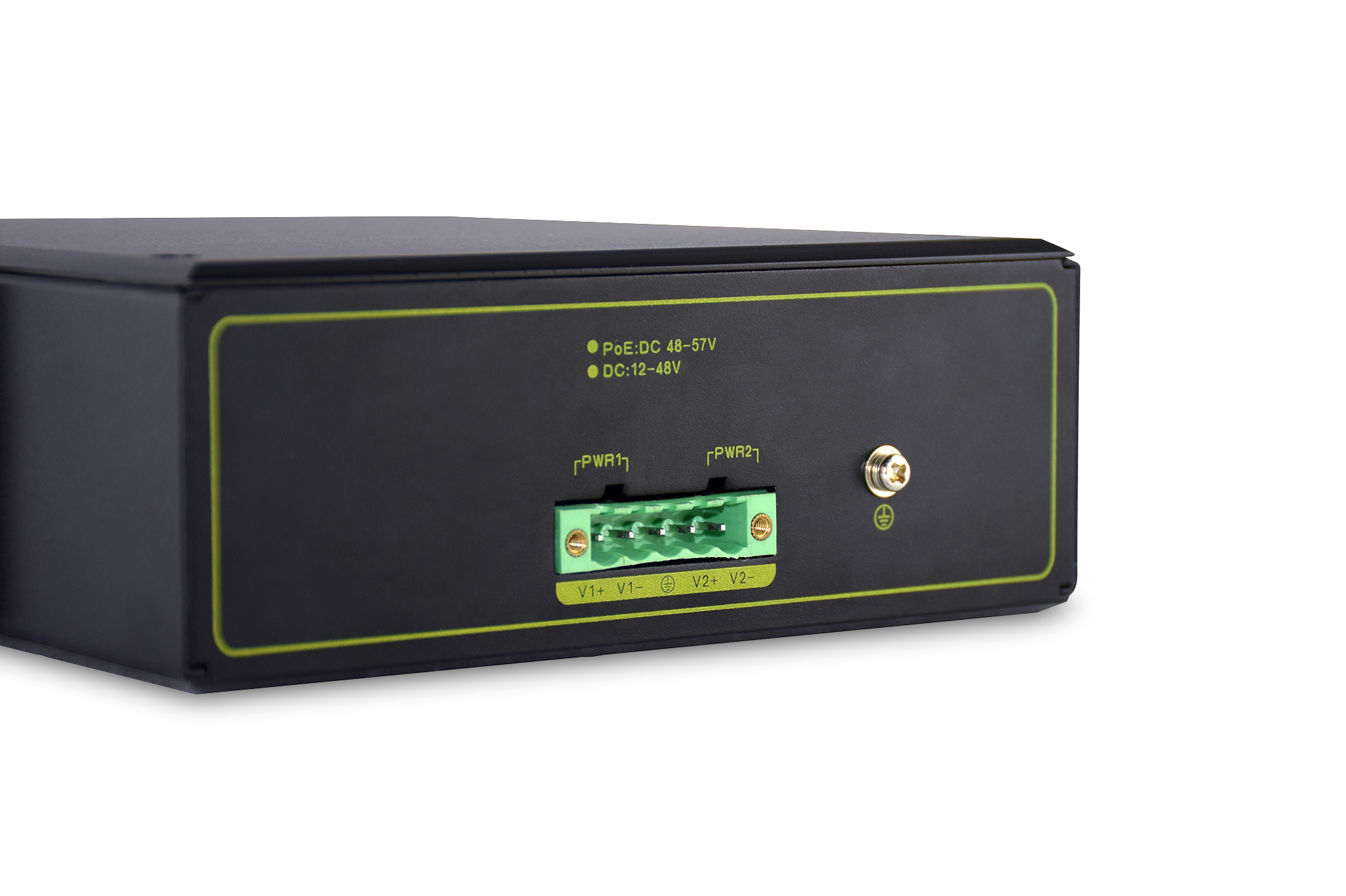 4-poorts Gigabit Ethernet-netwerk PoE-switch, industrieel, onbeheerd, 2 SFP uplink - Afbeelding 3