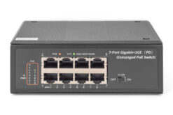 7-poorts Gigabit Ethernet-netwerk PoE-switch, industrieel, onbeheerd, 1PD-poort - Afbeelding 3