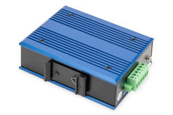 Alternative view of 4-poorts gigabit netwerkswitch, industrieel, onbeheerd, 1 RJ45 uplink