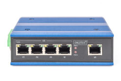 4-poorts gigabit netwerkswitch, industrieel, onbeheerd, 1 RJ45 uplink - Afbeelding 3