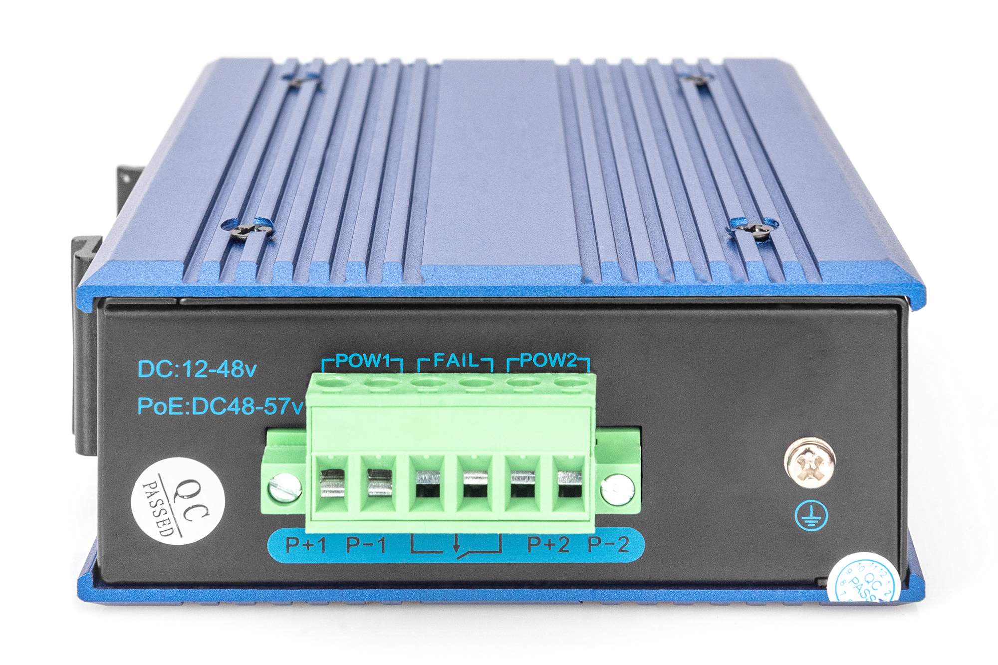 4-poorts gigabit netwerkswitch, industrieel, onbeheerd, 1 RJ45 uplink - Afbeelding 4