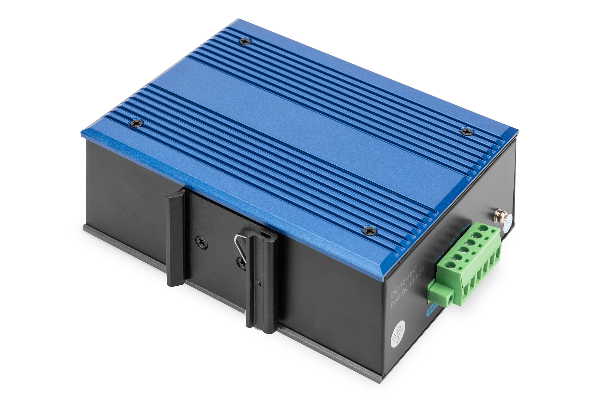 8-poorts Gigabit Ethernet-netwerkschakelaar, industrieel, onbeheerd - Afbeelding 2