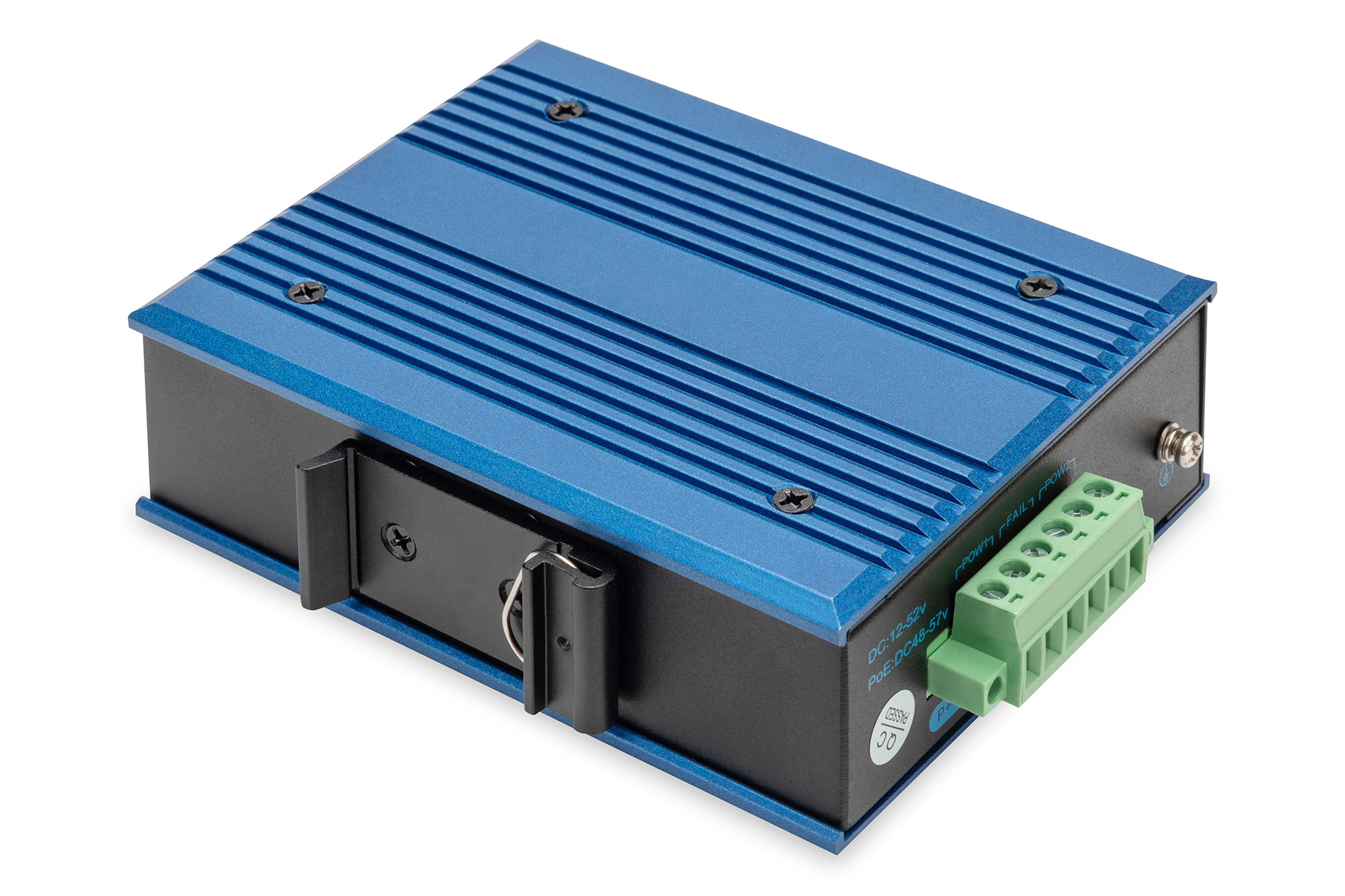 4-poorts Gigabit Ethernet-netwerk PoE-switch, industrieel, onbeheerd, 1 SFP uplink - Afbeelding 2