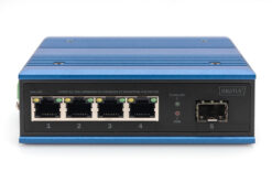 4-poorts Gigabit Ethernet-netwerk PoE-switch, industrieel, onbeheerd, 1 SFP uplink - Afbeelding 3