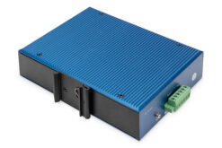 Alternative view of 16-poorts Gigabit Ethernet-netwerkschakelaar, industrieel, onbeheerd, 2 SFP uplink