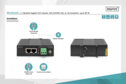 Gigabit EthernetPoE-injector, industrieel - Afbeelding 5