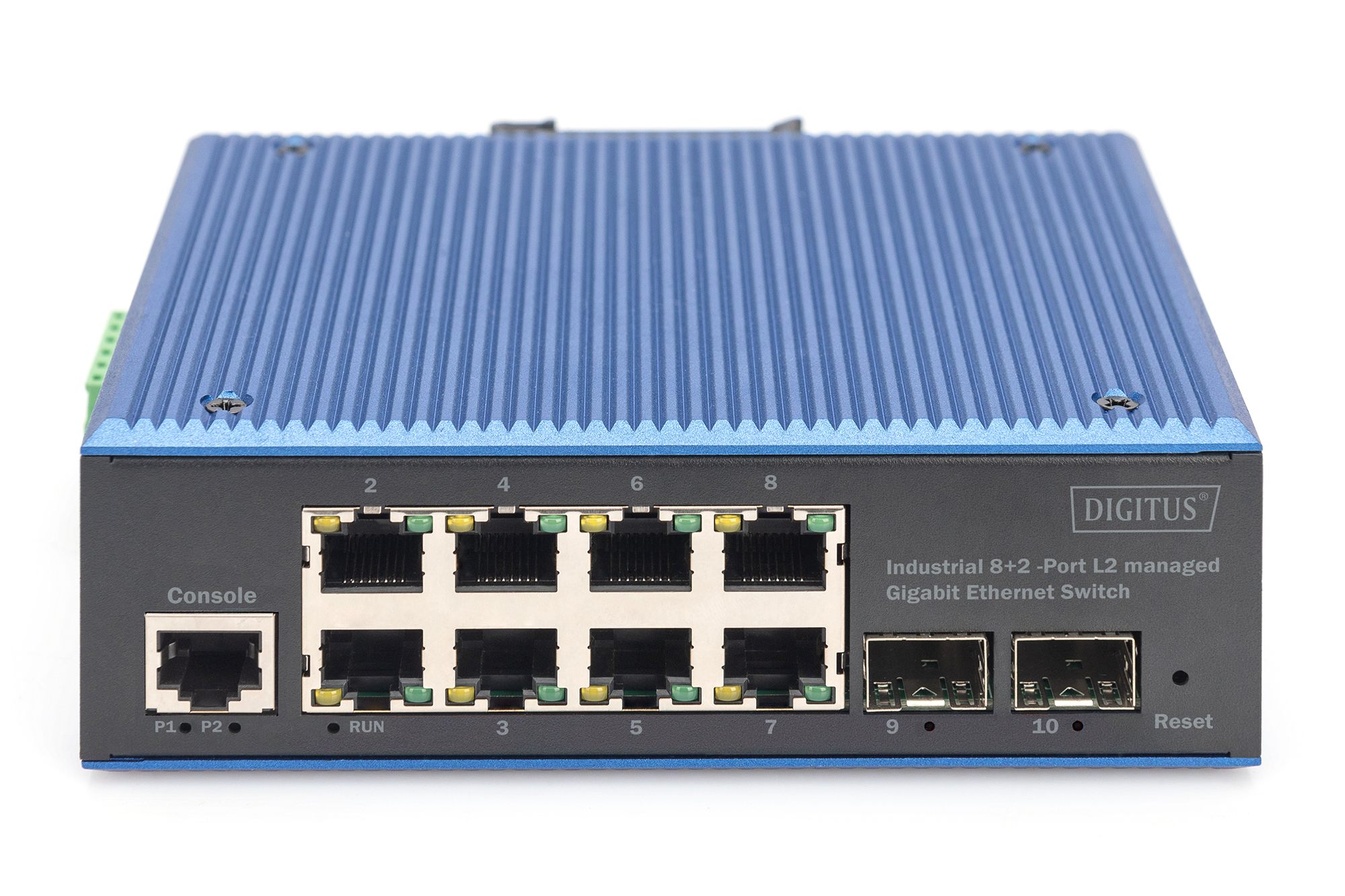 Industrial 8+2-poorts L2 managed Gigabit Ethernet Switch - Afbeelding 2
