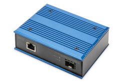 10/100/1000 Base-TX naar 1000 Base-FX industriële mediaconverter