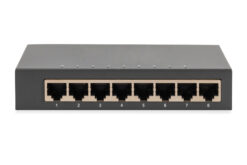 8-poorts Gigabit-switch, desktop, onbeheerd, metalen behuizing - Afbeelding 3