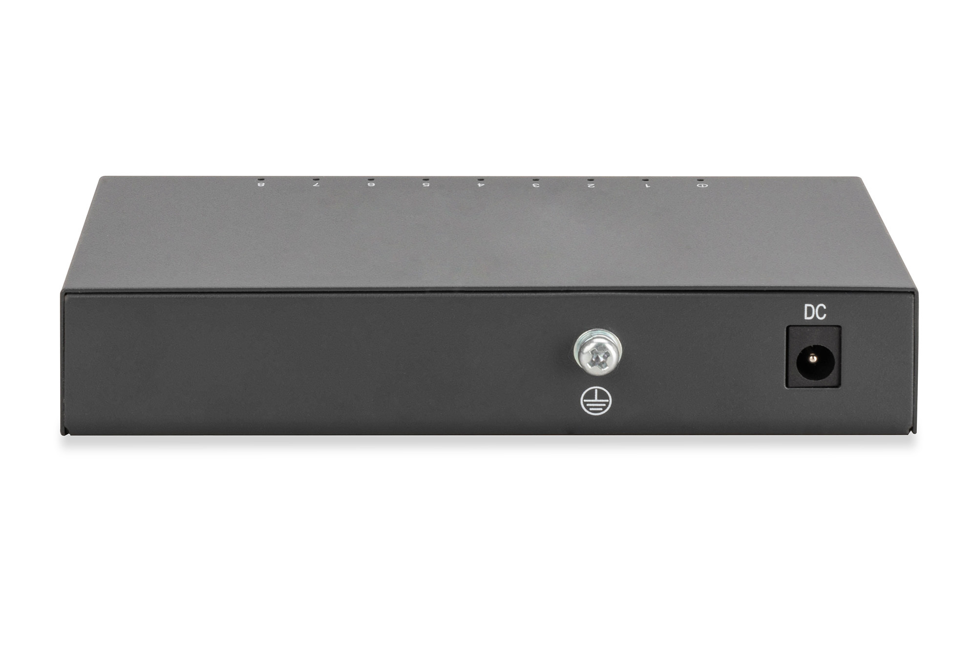 8-poorts Gigabit-switch, desktop, onbeheerd, metalen behuizing - Afbeelding 4