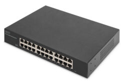 24-poorts Gigabit-switch, 19-inch, onbeheerd