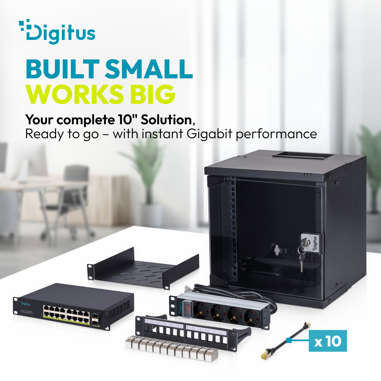 10" Gigabit 16-poorts onbeheerde switch met 2× 1G SFP - Afbeelding 4
