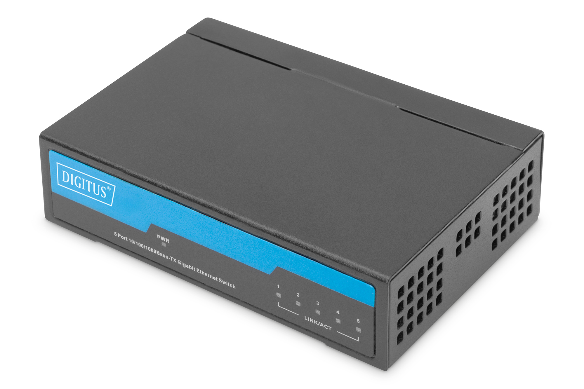 5-poorts gigabitswitch, onbeheerd