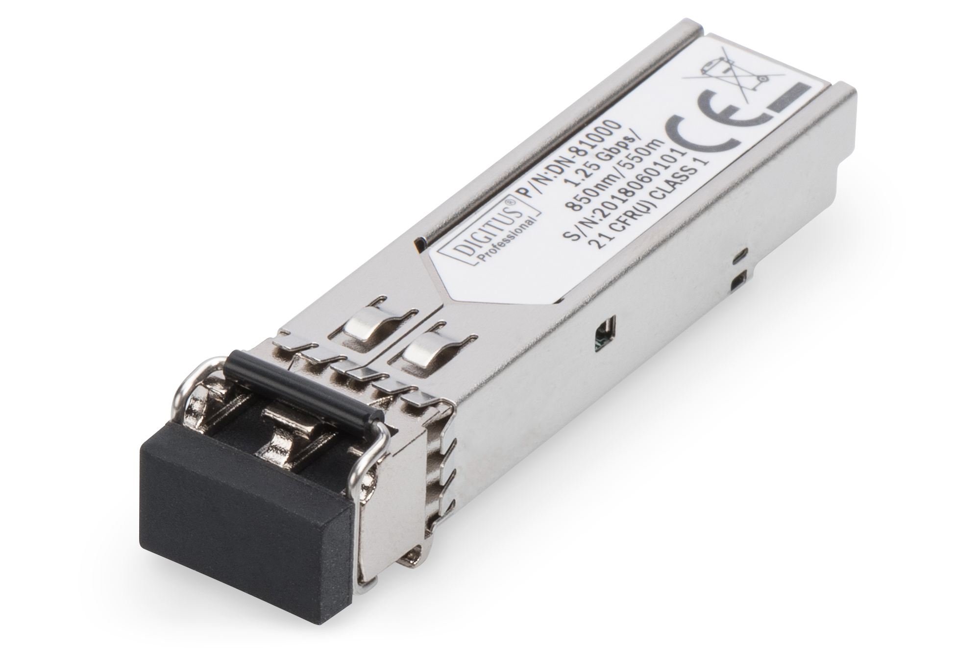mini GBIC-module (SFP), 1,25 Gbps, 0,55 km